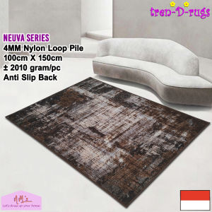 Tren-D-rugs Karpet eropa aesthetic 100 cm x 150 cm anti slip permadani motif abstrak alas lantai ruang tamu kamar tidur keluarga - NMs