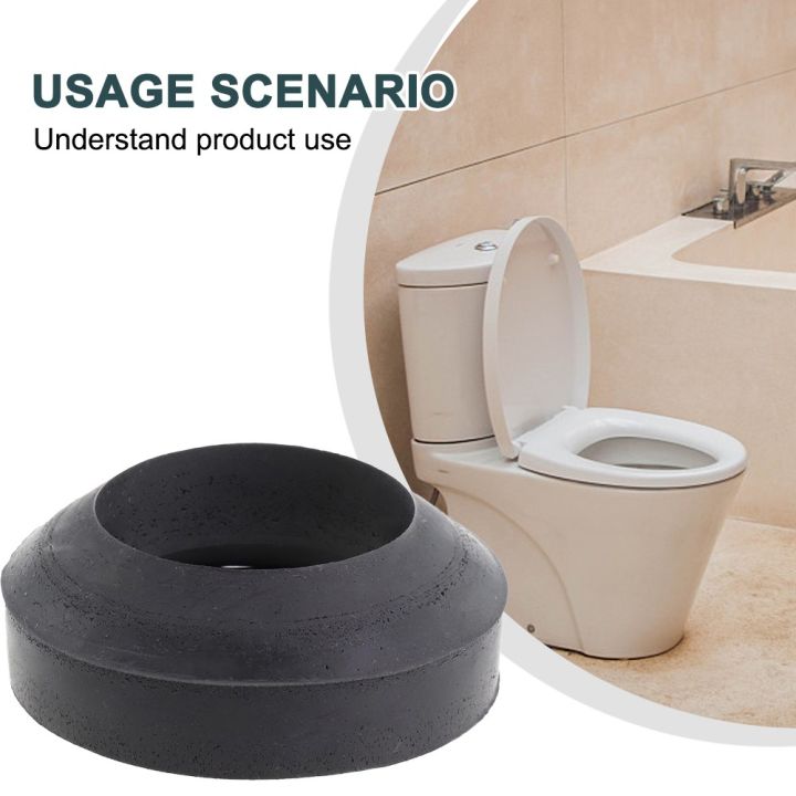 Toilet Cistern Seal Pan Toilet Bowl Gasket Repair Conical Cone Shaped ...