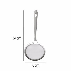 Stainless Steel Mesh Spoon Sifter Sieve Filter Kitchenware Cooking Skimmer Strainer S/M/L