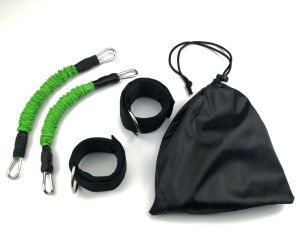 60LB-80LB Gym Rubber Rope Resistance Belt Fitness Training Coach Taekwondo Kick