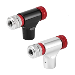 Xe đạp Lạm Phát vòi phun xe đạp nhanh Lạm Phát van phụ kiện CO2 Inflator đầu xe đạp Lạm Phát van đầu núm