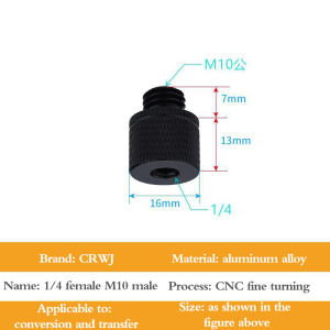 Christmas gift 【AYLMER】 Conversion Screw Dual Nuts Tripod Mount Screw 1 4 to M4 M5 M6 M8 M10 Inch Projector Bracket Adapter Converter for DSLR Camera Tripod Photography Accessories