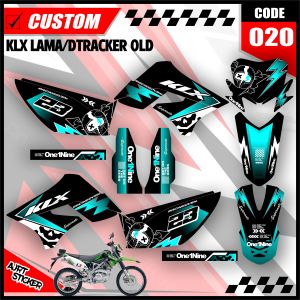 DECAL KAWASAKI KLX LAMA - STICKER DECAL VARIASI LIST . AJR.RA.20