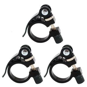 3pcs Aluminum Alloys Bike Seats Post Clamps Durability Bicycles Seats Tube Clamps for Mountain Cycling Accessories