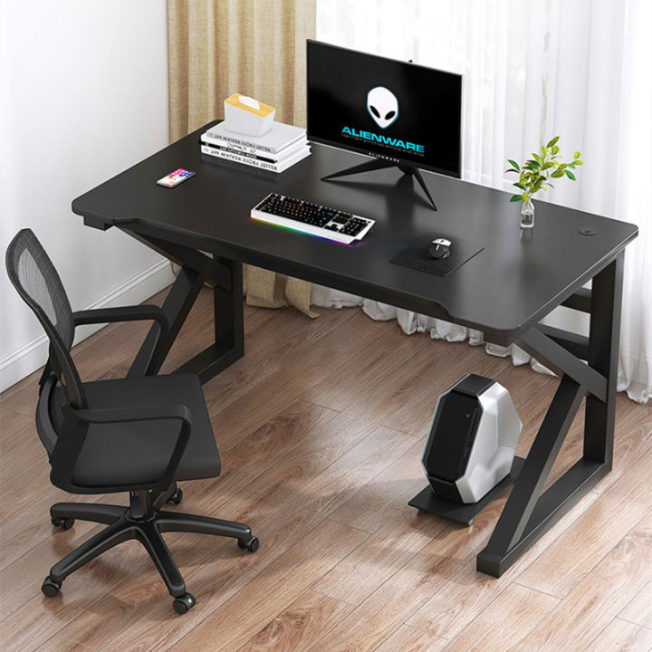Bàn gaming chân K làm việc chơi game tại nhà chân sắt to cực chắc chắn mặt bàn gỗ chống xước cao cấp