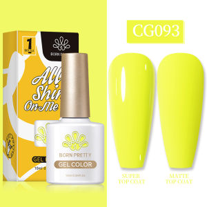 BORN PRETTY 10ml Gel Nail UV Polish Nude Brown Colorful UV Nail Art Base Top Coat Nail Semi Permanent Soak Off LED UV Gel Nail Varnishes