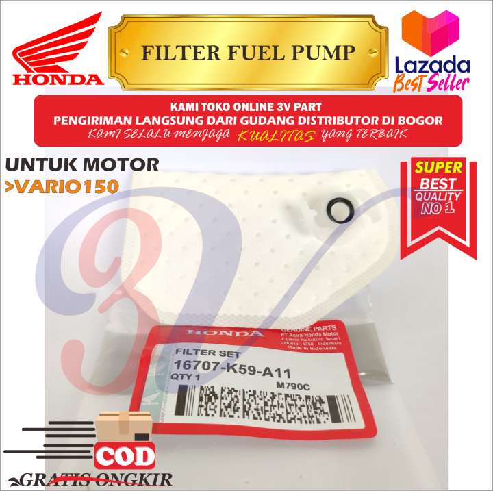 PAMPERS FILTER SARINGAN FUEL PUMP VARIO 150 LED 16707-K59-A11