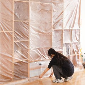 2M*20M/3M*20M/4M*20M Dust Cover Plastic Disposable Furniture Dustproof Film Bed Sofa Masking Cover Waterproof