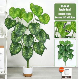 ✨100% zero odor✨fake plants with pots Artificial Plant artificial banana 18 leaves 70cm/24 leaves 110cm fake plants indoor fake plants decoration Fake Plants pokok hiasan dalam rumah 假绿植