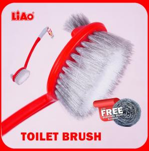LIAO 1PC Toilet Brush Household Toilet Bathroom Cleaning Tools Supplies With Hook High Quality