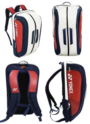 (Locally Stocked in SG) YONEX BA02312EX Premium Waterproof Badminton Tennis Racquets Bag with Separate Racket Compartment and Shoe Storage
