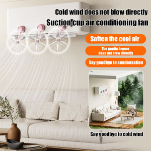 Suction Cup Air Conditioning Fan Air Conditioning Fan Wall Mounted AntiDirect Blowing Household
