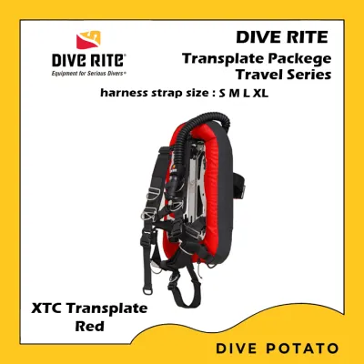 Dive Rite BCD Transplate Package Travel Series BCD สำหรับดำน้ำ Scuba Diving (25lb)(25ปอนด์)(***Plate stainless มีความหนัก ซึ่งไม่ต้องใส่ Weight เพิ่ม หากต้องการสั่งให้สอบถามก่อน***)