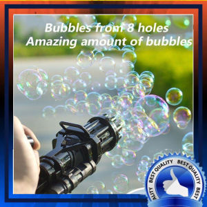 ( SIAP KIRIM ) Pistol Bubble Mesin Gelembung Sabun Gatling Gun Mainan anak