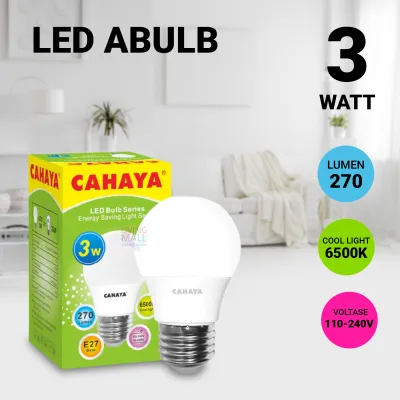 CAHAYA Bohlam ABulb 3-18W Lampu LED Bulb SNI