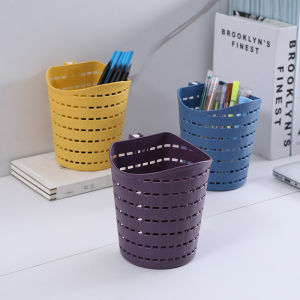 Plastic Desktop Storage Basket Bathroom Kitchen Debris Holder Basket