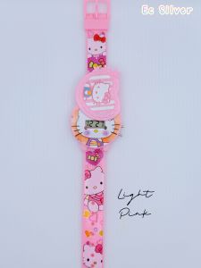 (K112) Jam Tangan / Hello Kitty Cartoon Kids Watch