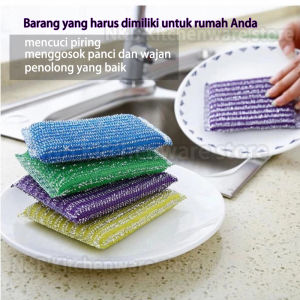 Membersihkan Spons Berwarna Dapur