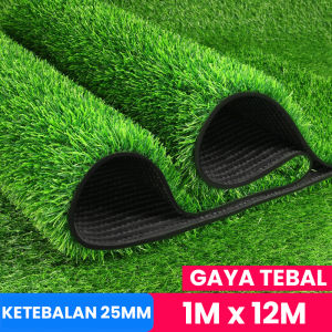 Tebal 2.5 Cm Tipe Swiss Premium Rumput Sintetis Meteran 2 Meter X 3 Meter