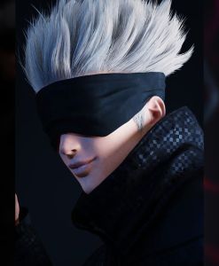 TOPI RAMBUT TOPI BULU PRIA DEWASA RAMBUT WIG ANIME RAMBUT PALSU BULU KOREA