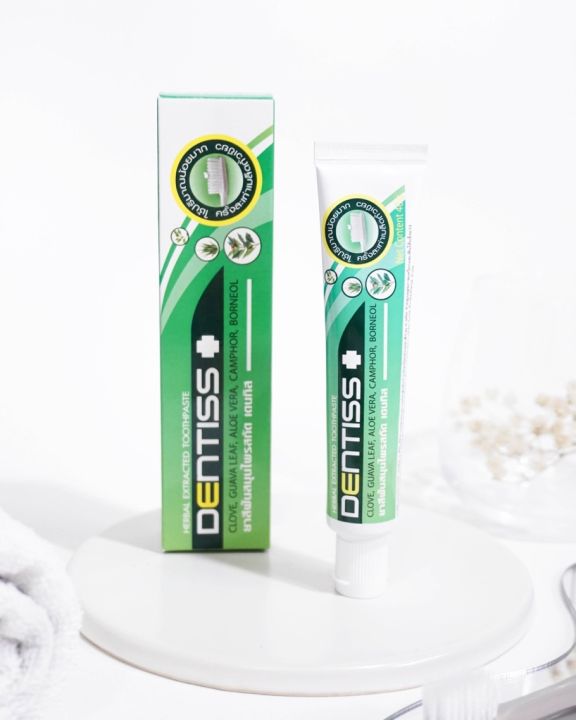 Mistine Toothpaste (1 ชิ้น) Mistine Dentiss Herbal Extracted Toothpaste ยาสีฟันสมุนไพรสกัด ...