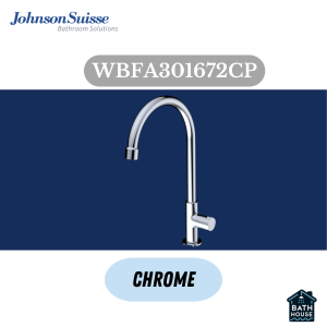 Johnson Suisse LIRA 1/2" Deck Mounted Sink Tap WBFA301672CP