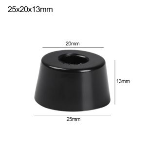 CHUN053634 10 pcs Safe Cushion Cabinet Speaker Furniture Slip Feet Tapered PVC Foot Mat Protective Pad