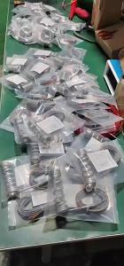 LUJINXUN Spiral Coil Electric Band Heaters 12x30mm 12x40mm 12x50mm 12x60mm 220V Grounding wire and Thermocouple K type 3X3mm
