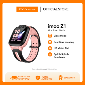 imoo Kids Smart Watch Phone Z1 Video Call Accurate Locating Ultra Long Battery IPX8 Water Resistance Kids Watch Sport Mode Voice Message