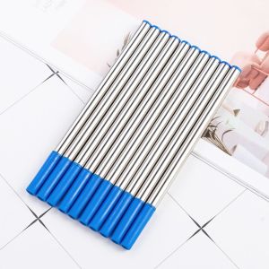 KECTTIO Kỷ niệm Quà Tặng 1PC Vàng Clip Mực đen Thép không Gỉ Sinh viên Văn Phòng Phẩm Con lăn Bi Bút Chữ ký Bút Con lăn Bóng Bút Kim loại Bút