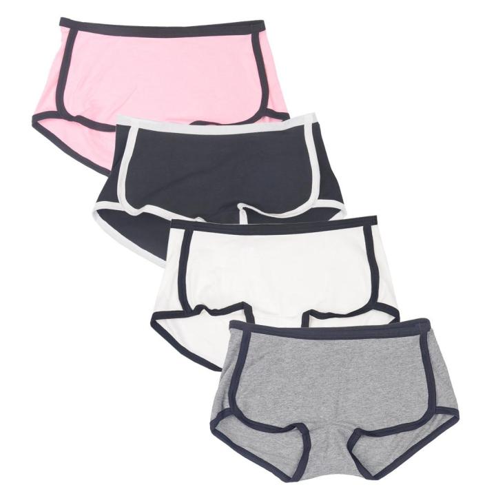 NEW Women's Boyshort Soft Spandex Cotton Underwear Panties 5 Lot