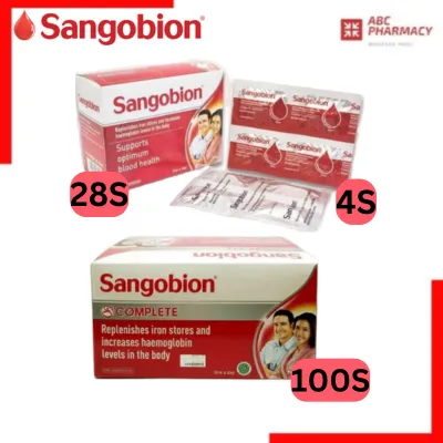 SANGOBION 4s (LOOSE) / 28s (BOX) / 100s (BIG BOX) (EXP05/27) (Support Blood Health)