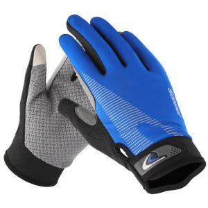 METALIX Anti-slip Fishing Gloves Touch Screen Full Finger Gym Training Gloves  Protect Hand Cycling Gloves for Outdoor Hiking Trekking Cycling Fishing Sports