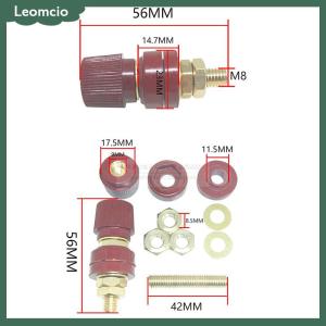 [Leomcio] ชุดขั้วต่อแบตเตอรี่รีโมต6มม. 8มม. สำหรับเปลี่ยนสลักเกลียวทองเหลืองอุปกรณ์เสริมรถยนต์