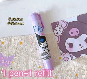 Mymelody Kuromi Cinnamoroll Pom Pom Rubber Eraser School Stationery Pencil Eraser Eraser pen