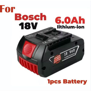 🌈 /New 18V Battery 6.0Ah for Bosch Electric Drill 18V 6000mAh Rechargeable Li-ion Battery BAT609 BAT609G BAT618 BAT618G