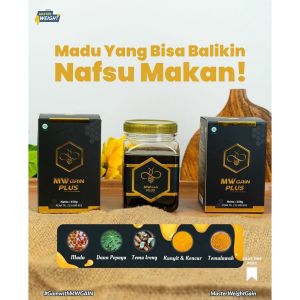 PROMO MW GAIN PLUS - MADU PENGGEMUK BADAN HERBAL TERBAIK