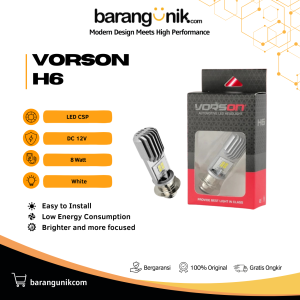Lampu Utama Motor H6 16W CSP LED Putih Terang AC/DC Beat Astrea Mio Karbu Xeon - VORSON