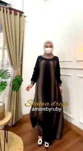Beenabasic Amore By Ruby Gamis Terbaru Simple Motif Kasual Salwa