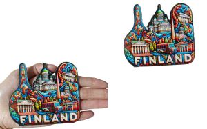 Travel FINLAND Stunning magnets. Beautiful Art Lasting Memories Souvenir
