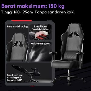 Kursi Gaming Dark Rider Kursi Kantor Gaming Chair Kursi Komputer Kursi Ergonomis Dapat disesuaikan