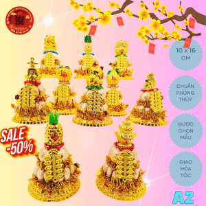 Bông Tỏi Thần Tài 2 Tầng Tép - TỎI CÁT TƯỜNG