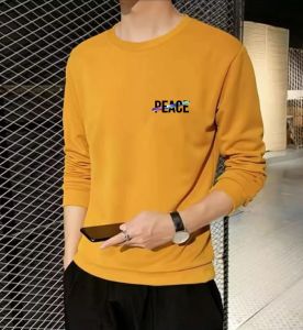 Diskon Sweater Keren Kaos Pria Distro Peace Crewneck Cowok Trendy Sweatshirt Elegan Sweter Kekinian
