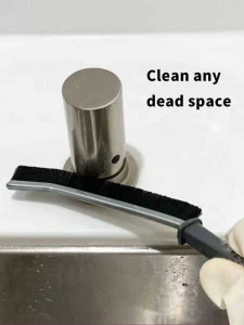 Window Groove Cleaning Brush Hard Bevel Brush Grouting Cleaning Tool for Home Tile Gap Shower Floor Line Kitchen Bathroom