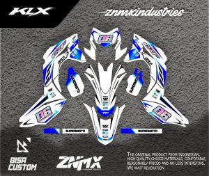 decal CRF 150 putih full body masih bisa di edit ganti nama nomor