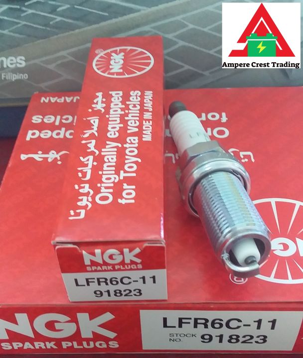 NGK V-Power Spark Plug LFR6C-11 (6 Pack) Compatible With