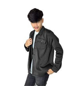 Kemeja Jaket Trucker Pria - JaketPleece KAWAGE