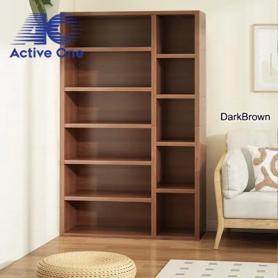 ACTIVEONE Storage Rack Bookshelf Display Cabinet Integrated Floor-Standing Rack Multi-Layer Simple Bookcase Shelf Living Room Household Home - Fulfilled by ACTIVEONE