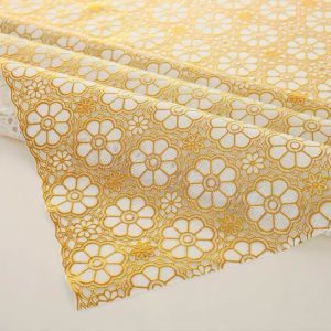 Khăn trải bàn rộng 60cm dài tùy chọn hoa văn nổi sang trọng