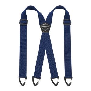 HAPP Công suất lớn Dây đeo quần áo lao động với 4 móc kẹp Rộng 38cm Dây đeo quần kiểu X Retro Thanh lịch Dây đeo quần có thể điều chỉnh Sử dụng trong công việc